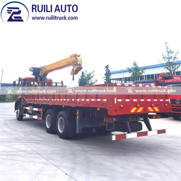 Sinotruck Howo 14 Ton Telescopic Boom Truck Mounted Crane best